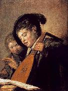 Frans Hals Two Boys Singing WGA France oil painting artist